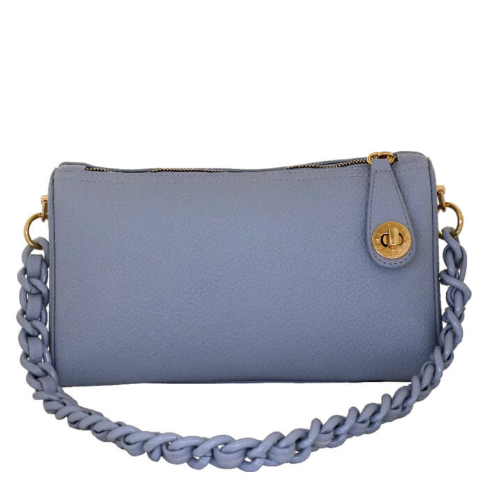 BORSA SPALLA CHEWING BAG AZZURRO 2