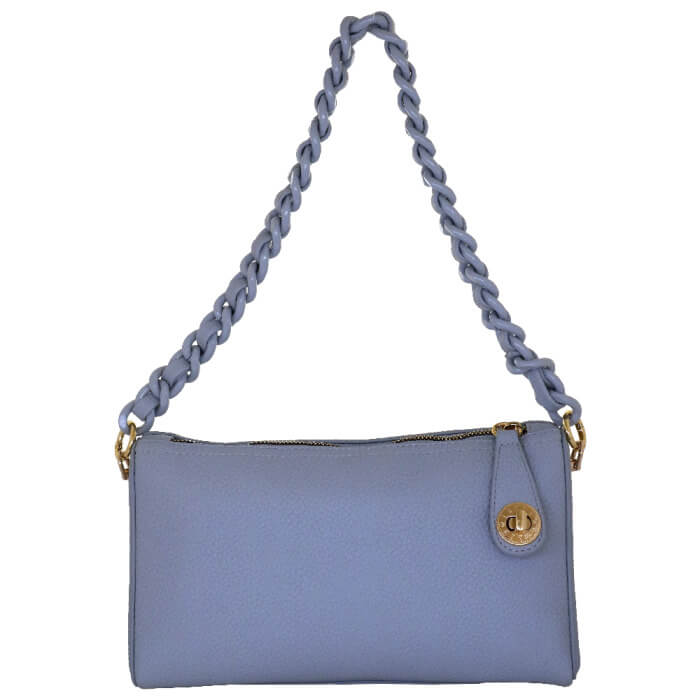 BORSA SPALLA CHEWING BAG AZZURRO 4
