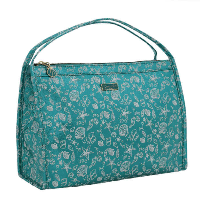 BUSTA L CON MANICI SHELL SHINE TURCHESE