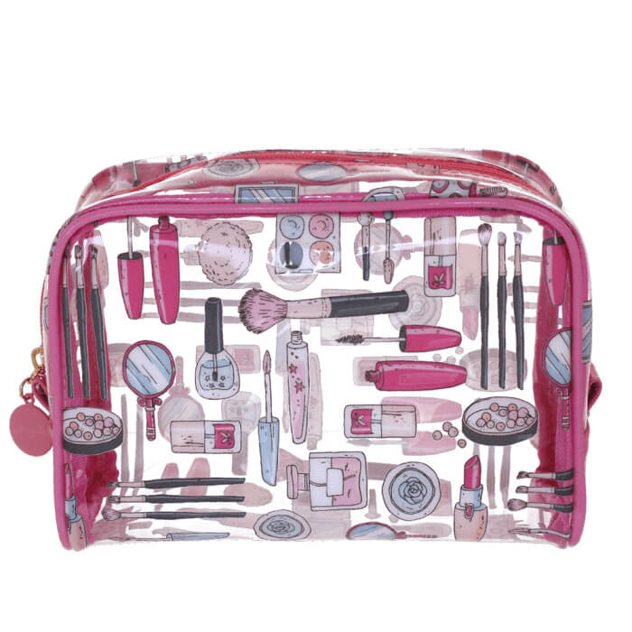 NECESSAIRE L CRISTAL KISS&GO ROSA PC 2