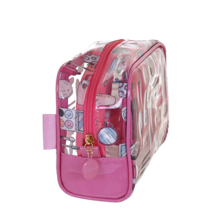 NECESSAIRE L CRISTAL KISS&GO ROSA PC 3